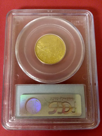 1844 $5 Gold Liberty Reverse PCGS MS64