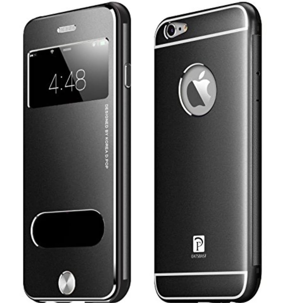 Handyhülle für iPhone aus Aluminium Schwarz / iPhone 6 Plus/6s Plus