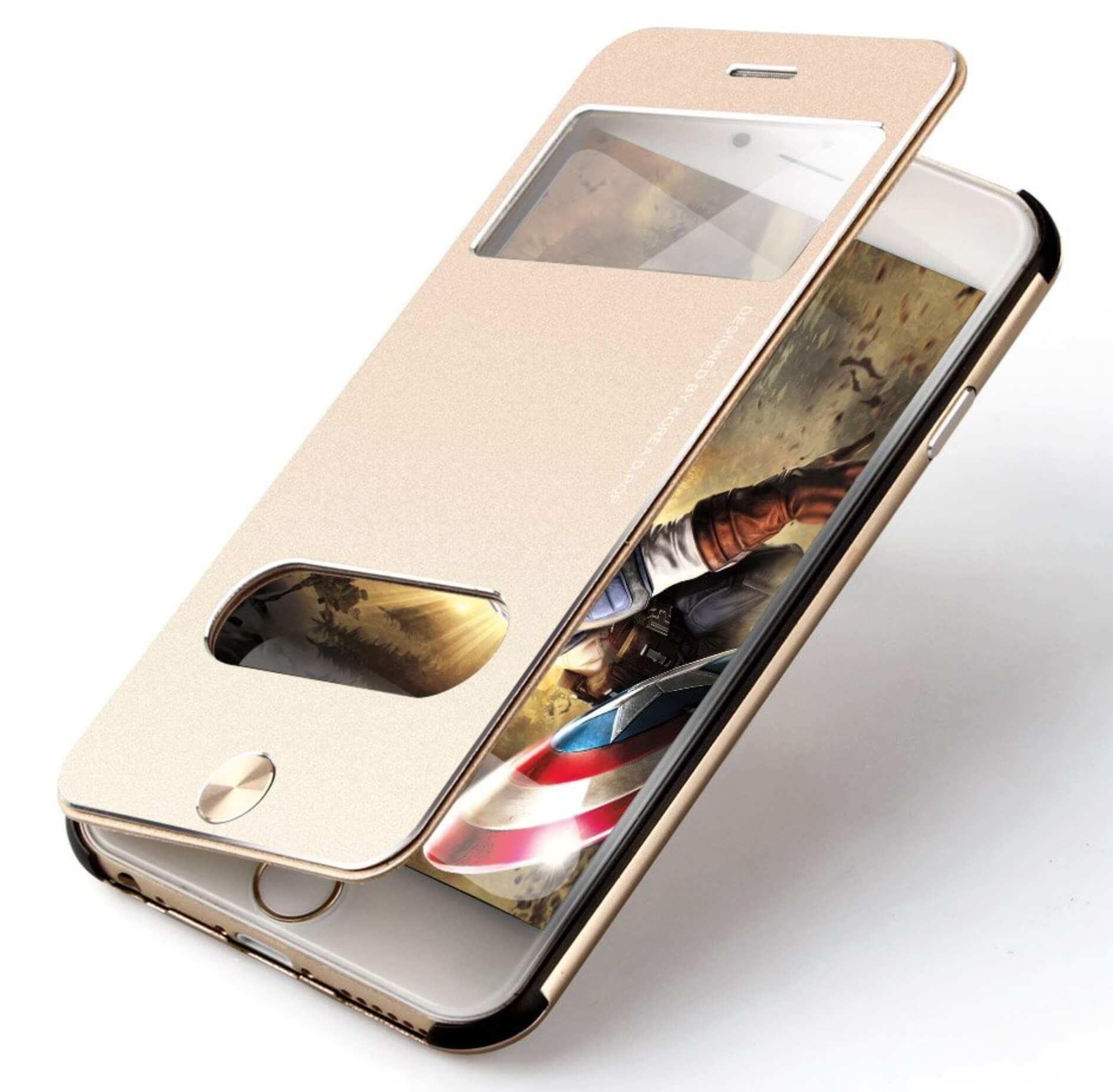 Handyhülle für iPhone aus Aluminium Gold / iPhone 6/6s