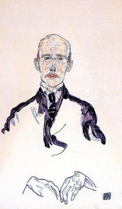  Egon Schiele Portrait of Karl Maylander - Canvas Art Print