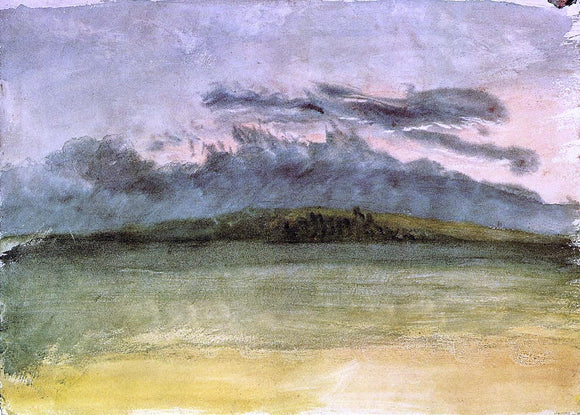  Joseph William Turner Storm-Clouds: Sunset - Canvas Art Print