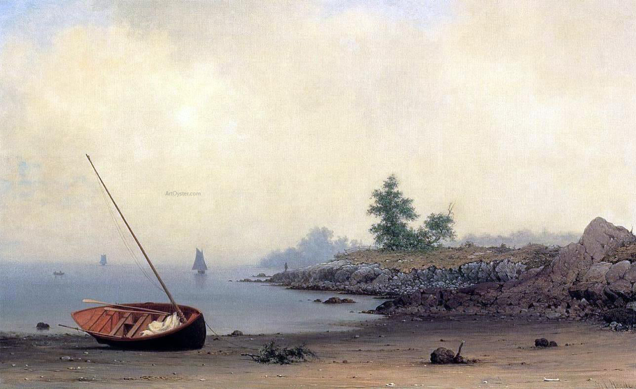 The Stranded Boat by Martin Johnson Heade - Canvas Art Print