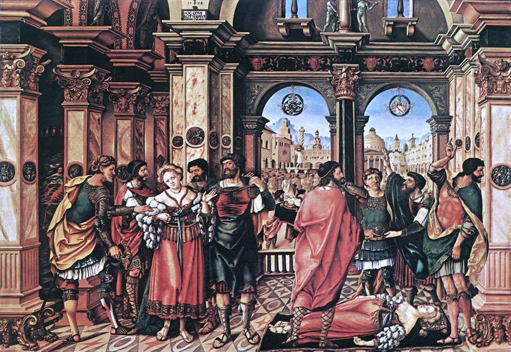 The Suicide of Lucretia by The Elder Jorg Breu - Canvas Art Print