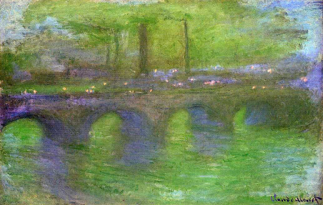 Waterloo Bridge, Dawn by Claude Oscar Monet - Canvas Art Print