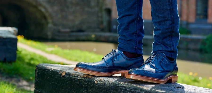 Baily brogue shoes by Barker