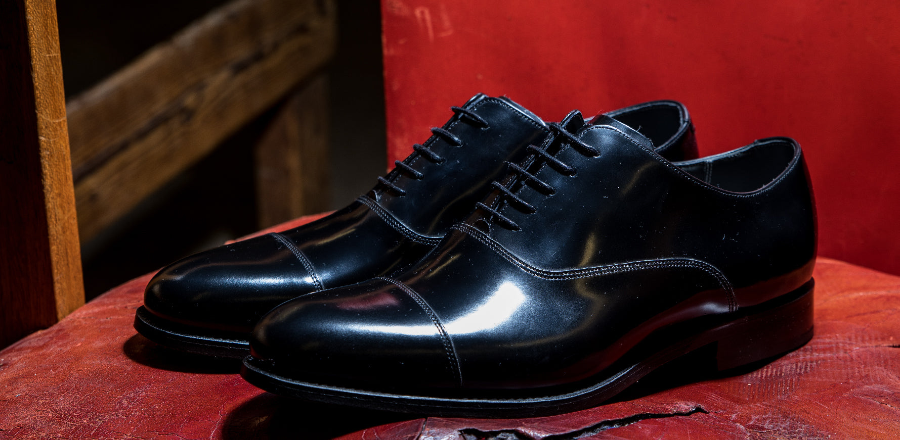 Winsford - Men's Black Leather Oxford Shoes By Barker