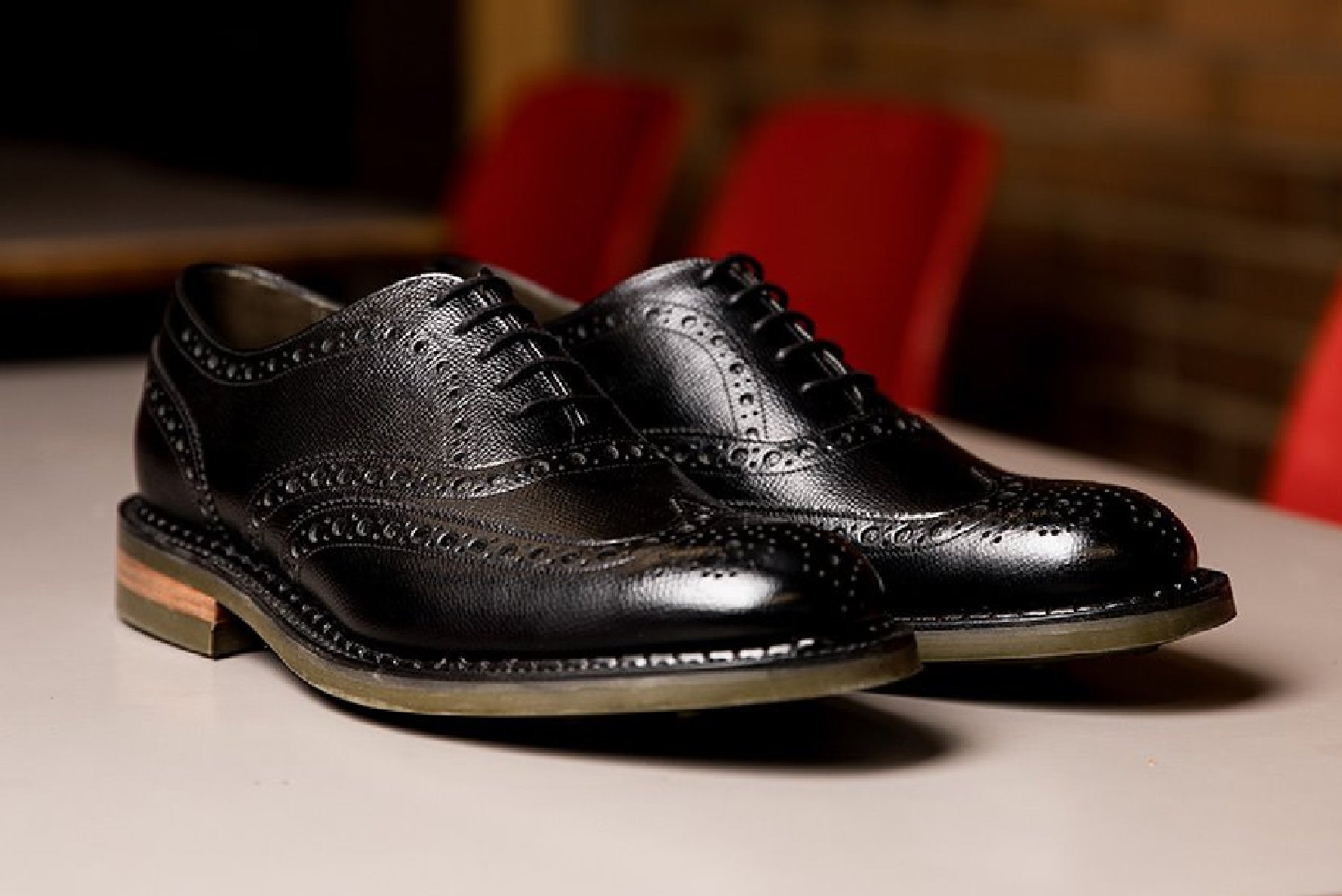 Black brogues