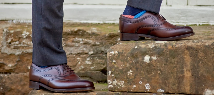 Southport brogue shoes by Barker