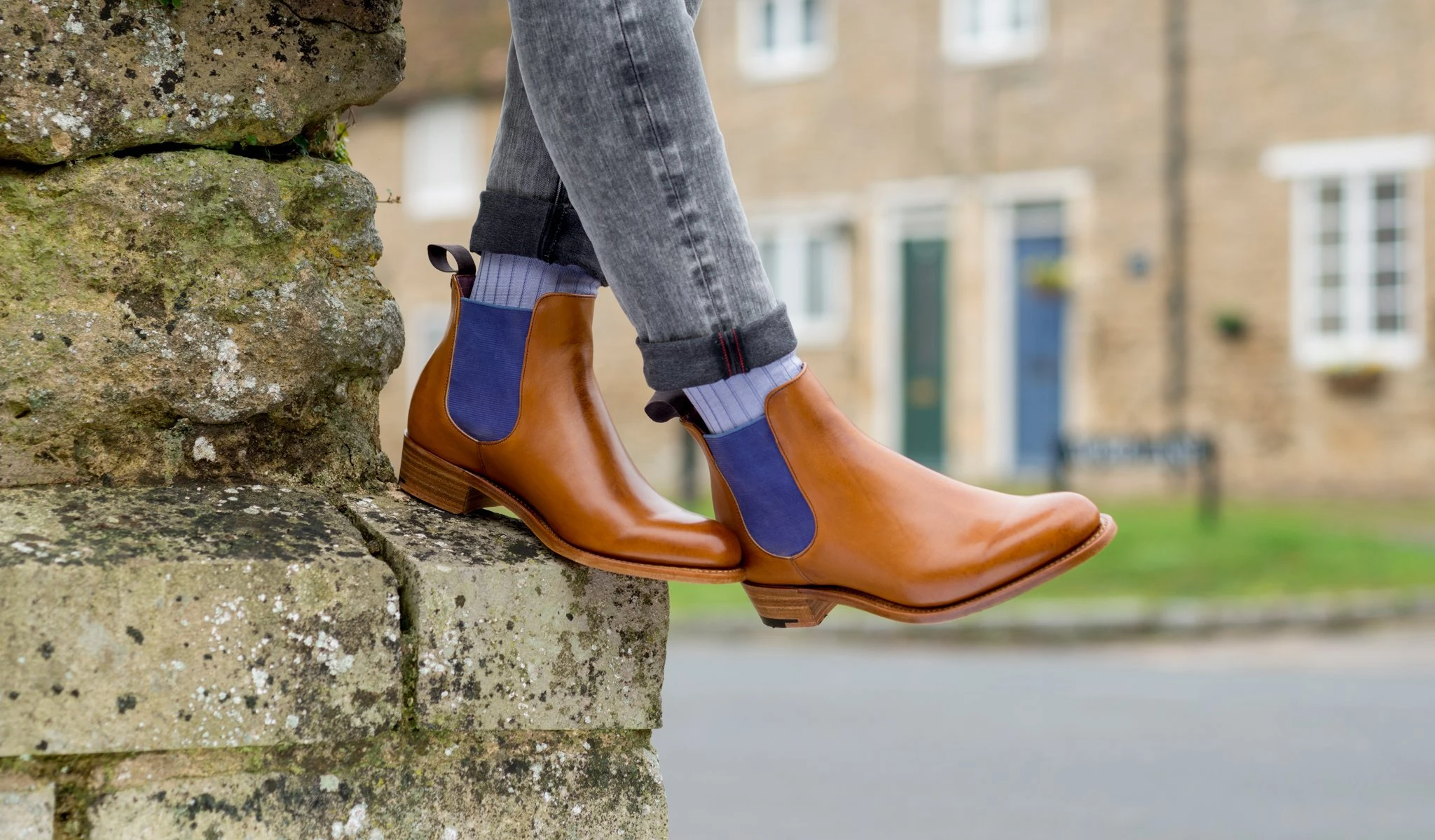 Chelsea boots for men by Barker.