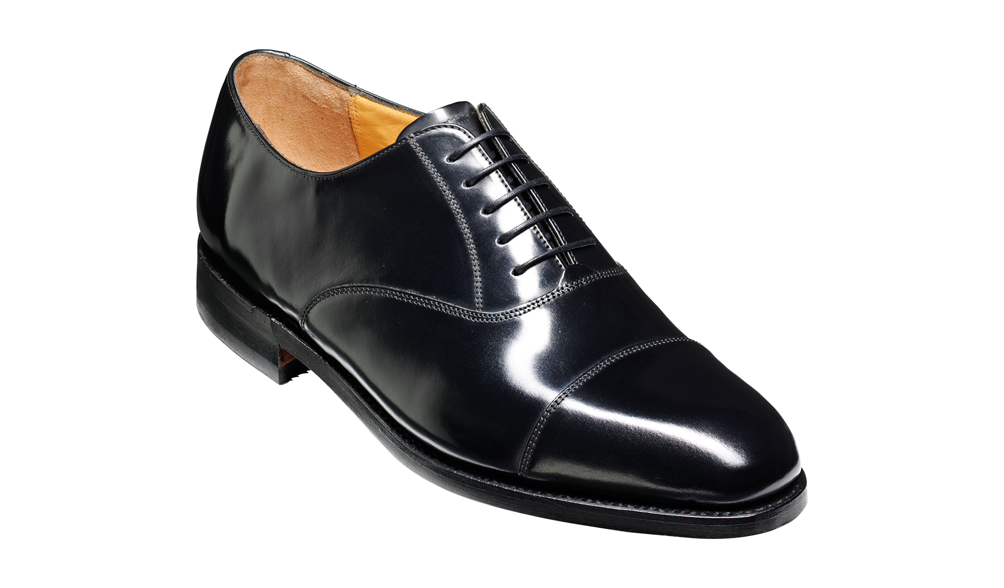 Arnold - Men's black leather oxford shoe 