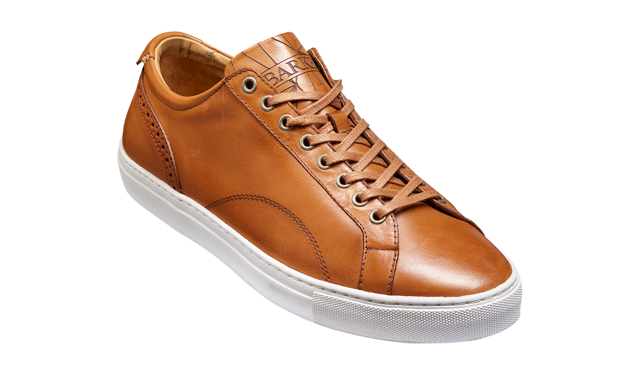 Mens brown sneaker by Barker