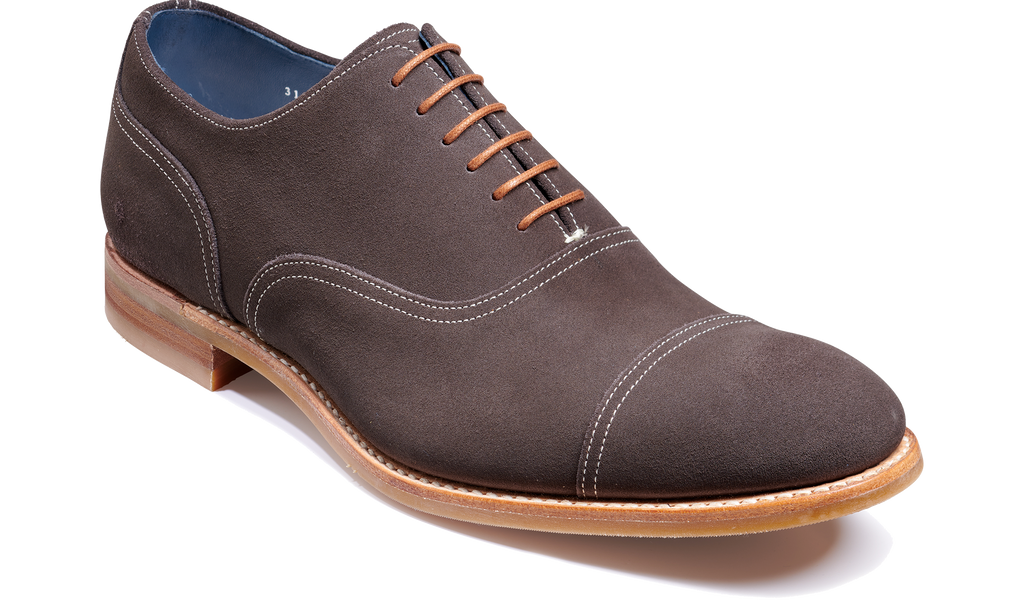 Pullman - Anthracite Suede | Barker Shoes Rest of World