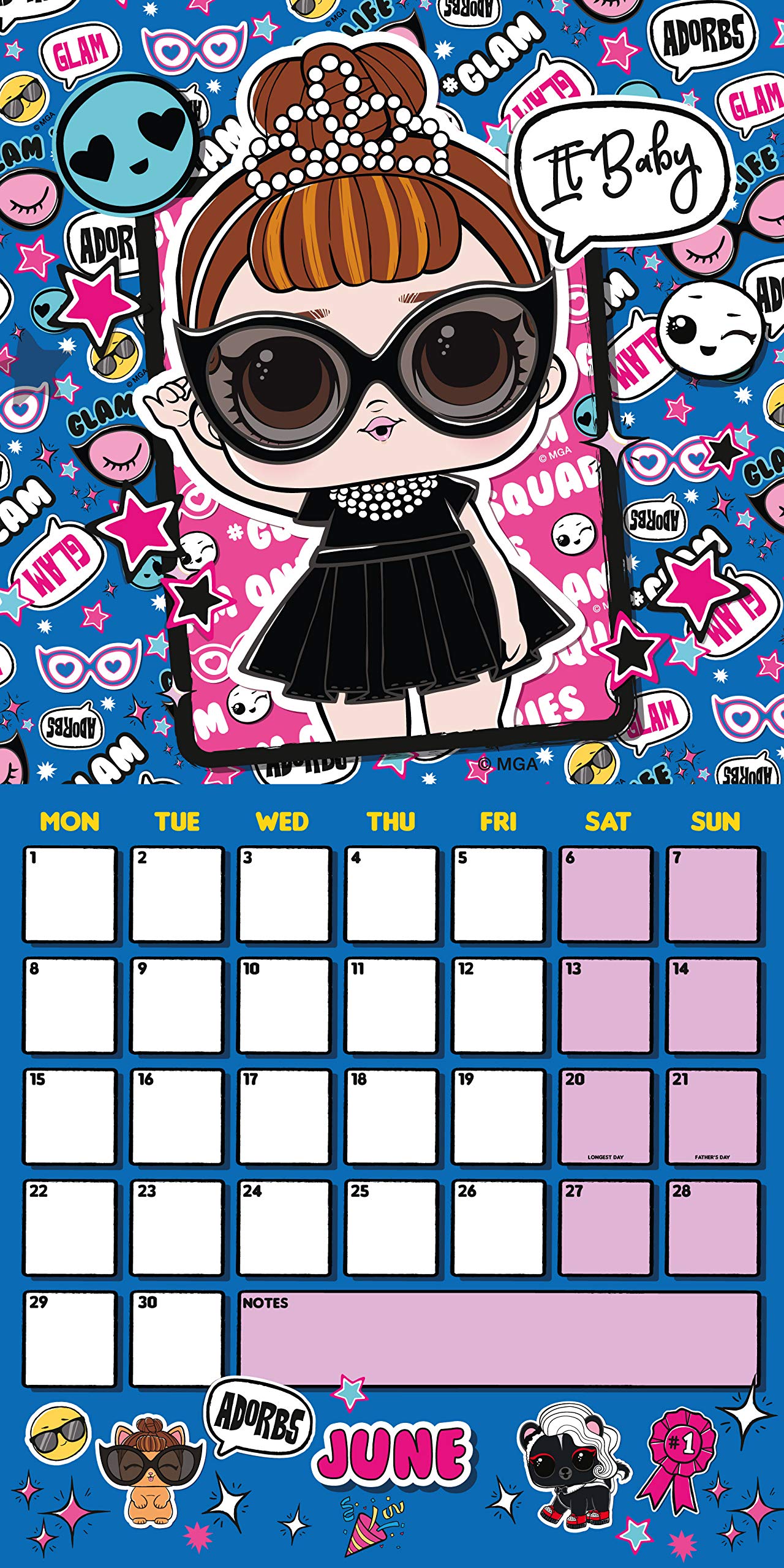 Lol Doll Calendar