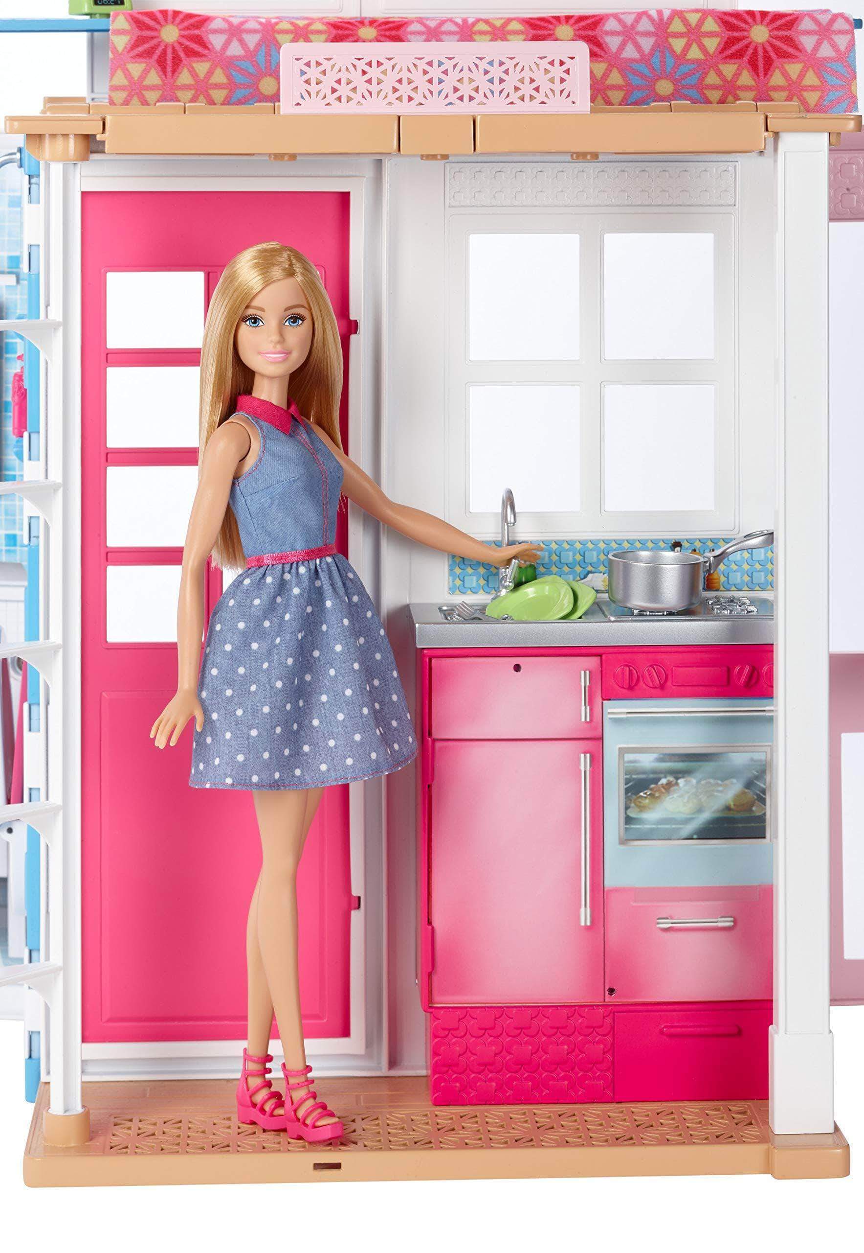 Кукла барби 2. Маттел домик для Барби. Barbie двухэтажный домик dvv47/dvv48. Дом Барби Маттель. Домик кукольный Barbie Mattel.