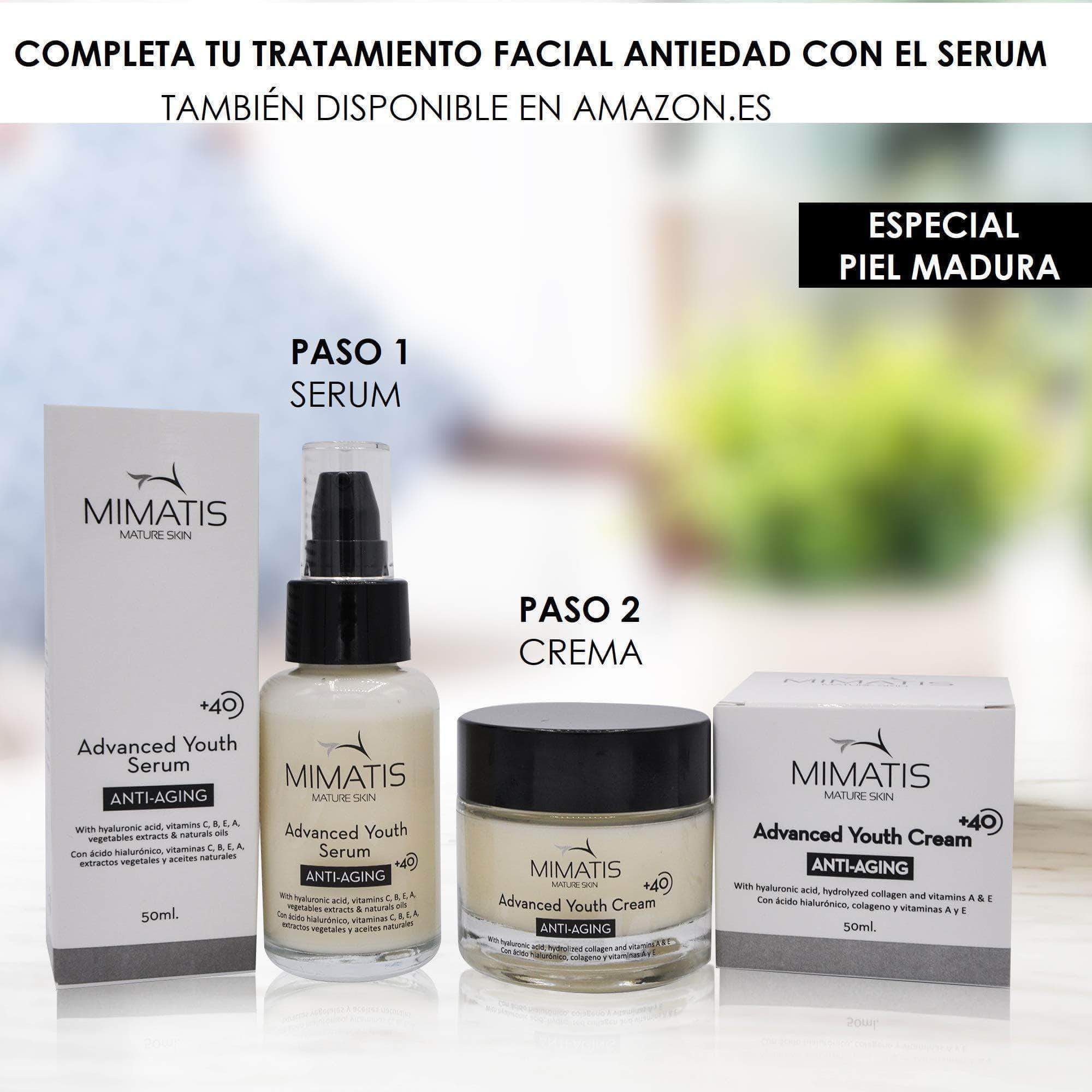 Mimatis Crema Facial Especial Piel Madura Acido Hialuronico Puro Colag Mamyka Fashion Family