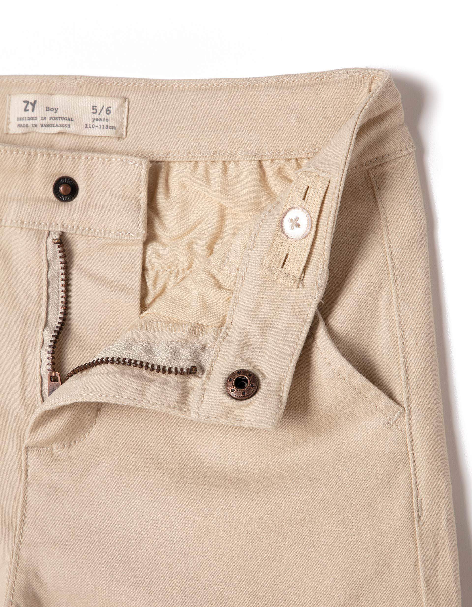 Zippy Pantalon Chino Beige Ash Sample 3307 10 Anos Tamano Del