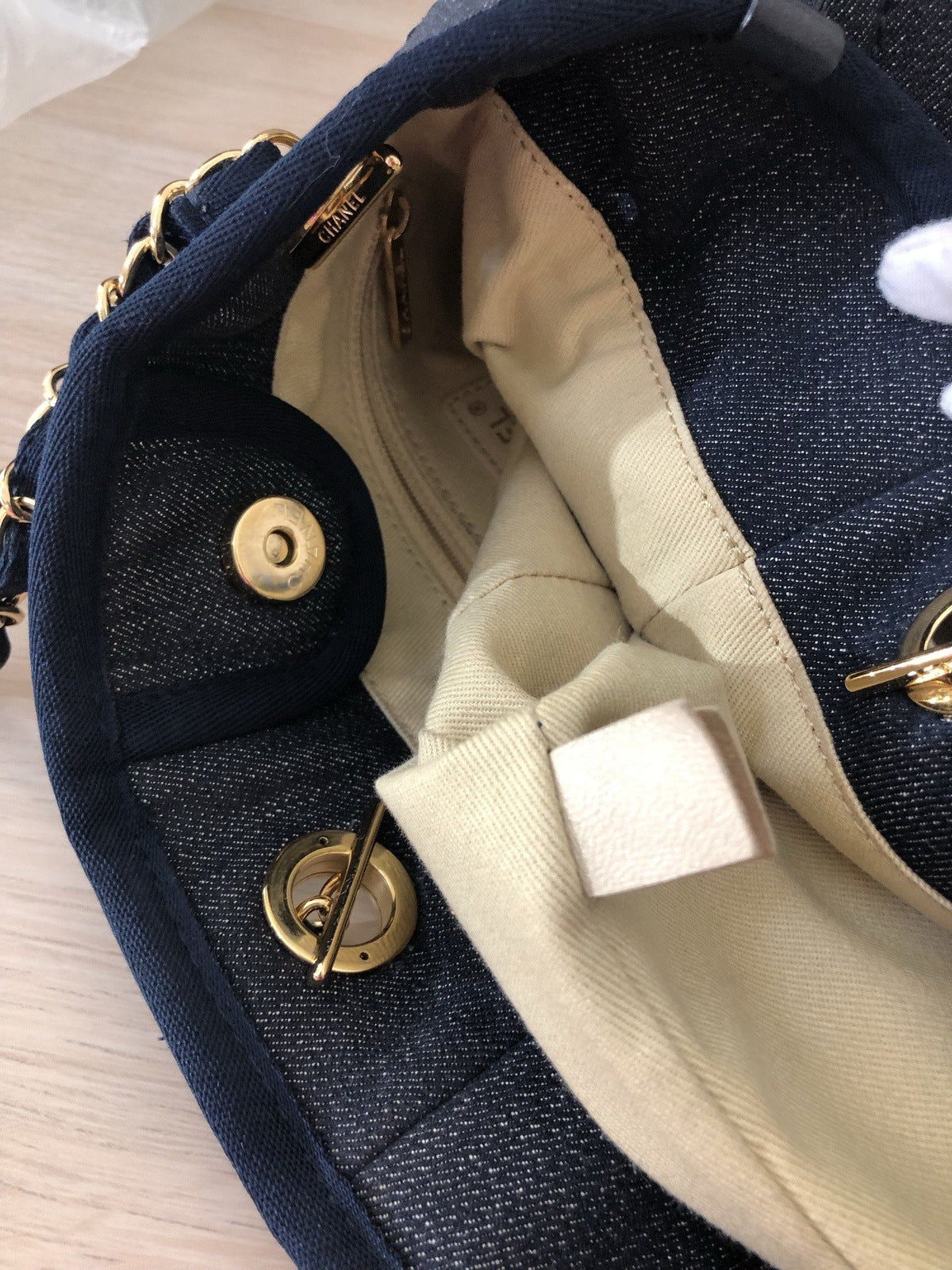 relovedeluxe products-Louis Vuitton Denim Baggy GM Shoulder Bag