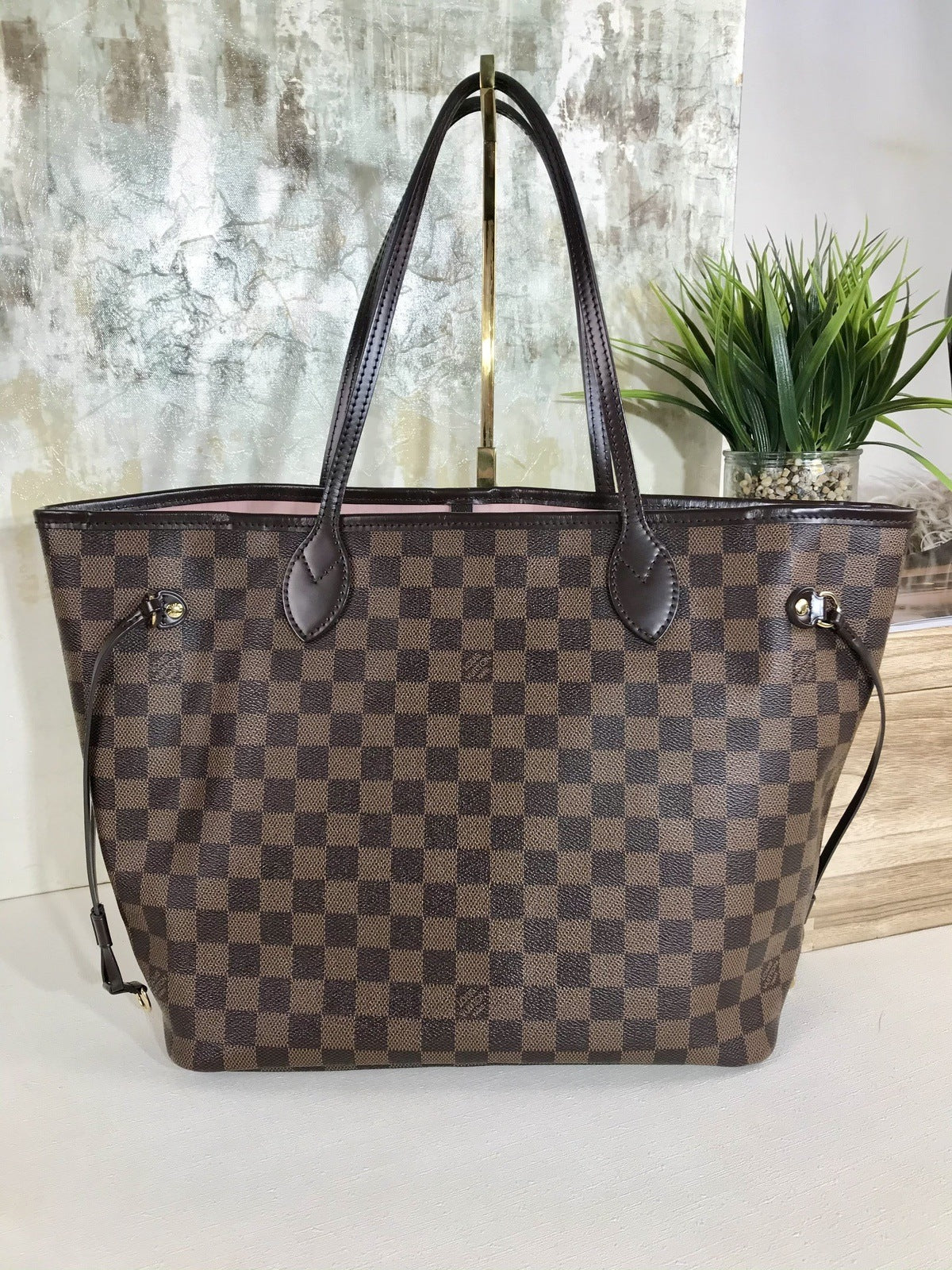 Authenticated Used Louis Vuitton LOUIS VUITTON Portobello PM shoulder bag  handbag Damier Ebene N41184 