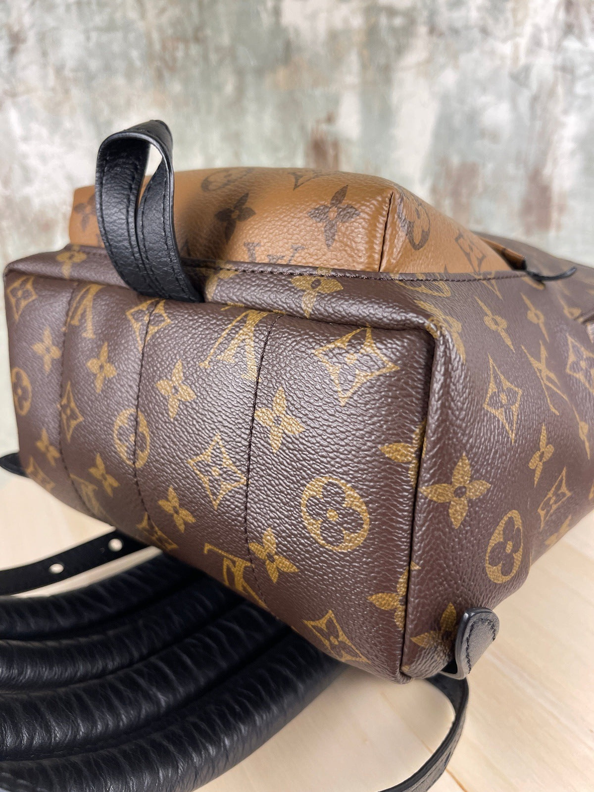 Caissa cloth handbag Louis Vuitton Brown in Cloth - 32683711