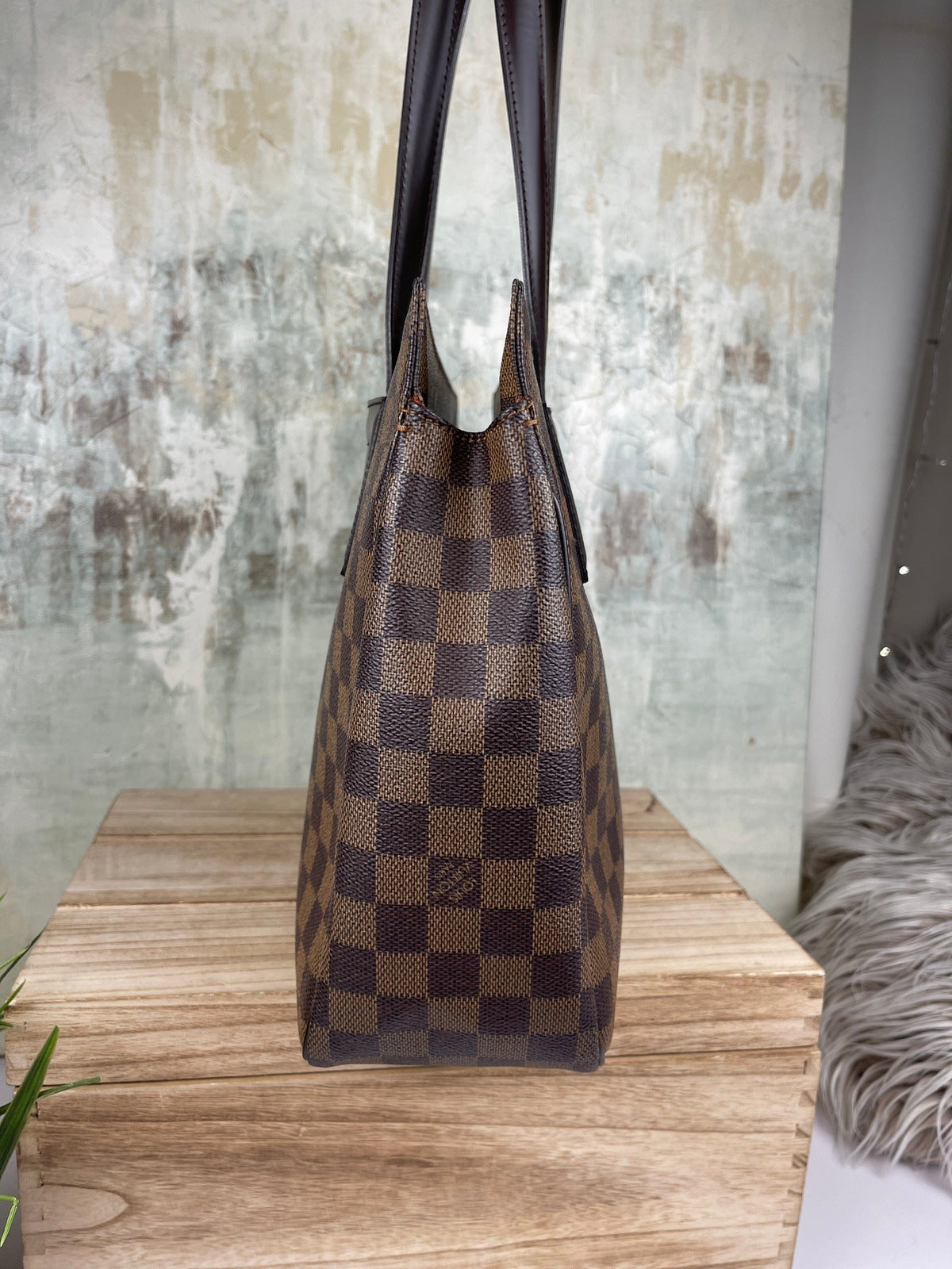 louis vuitton damier azur crossbody bag-Louis Vuitton Siracusa PM Damier  Azur Crossbody Bag-RELOVE DELUXE