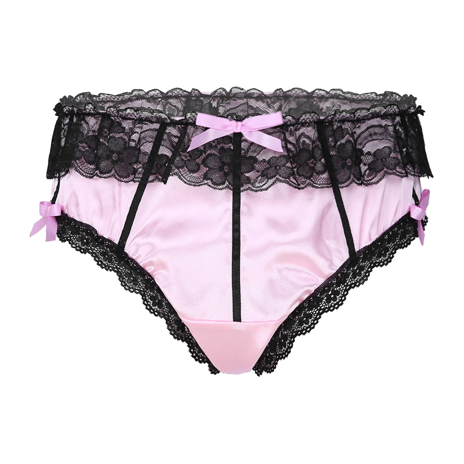 Ruffle Lace Satin Panties – Sissy Panty Shop