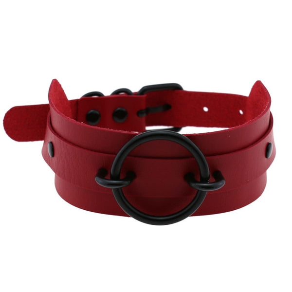 Bdsm Ddlg Submissive Slave Collar Choker Red Collection Sissy Panty Shop 4328