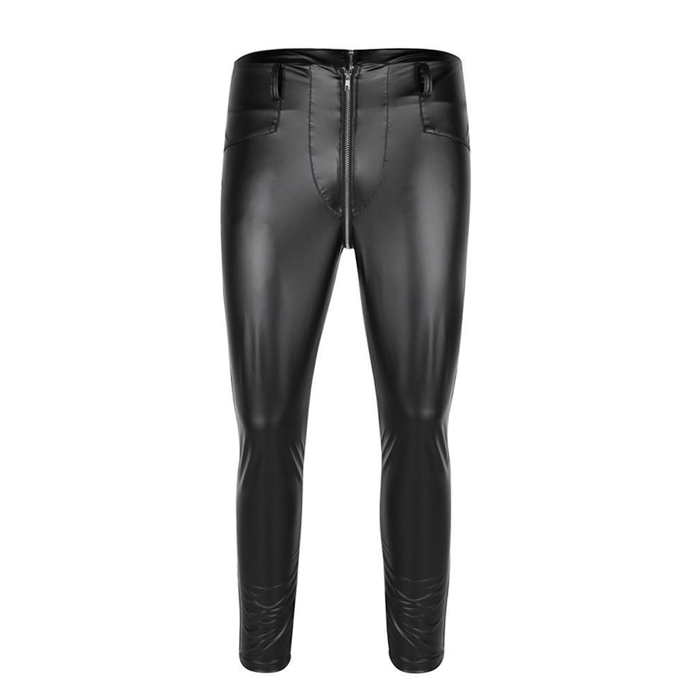 Faux Leather Zipper Pants – Sissy Panty Shop