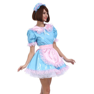 Sissy Maid Baby Blue Uniform – Sissy Panty Shop