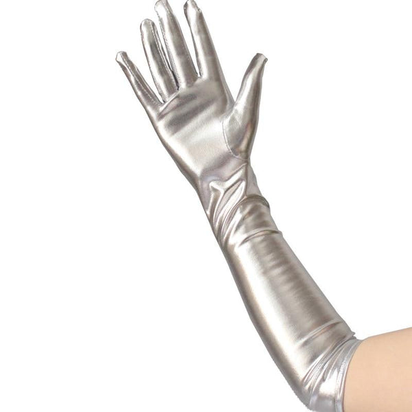 Elbow Length Long Metallic Gloves – Sissy Panty Shop