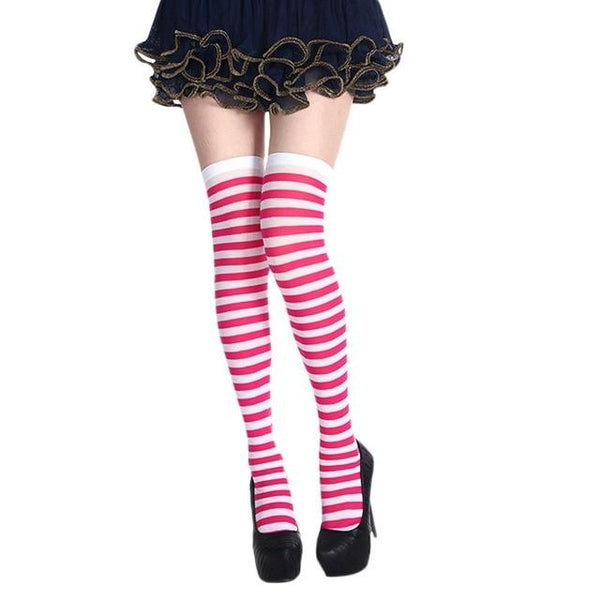 Striped School Girl Stockings – Sissy Panty Shop