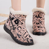 Cute Graphic Patterned Boots