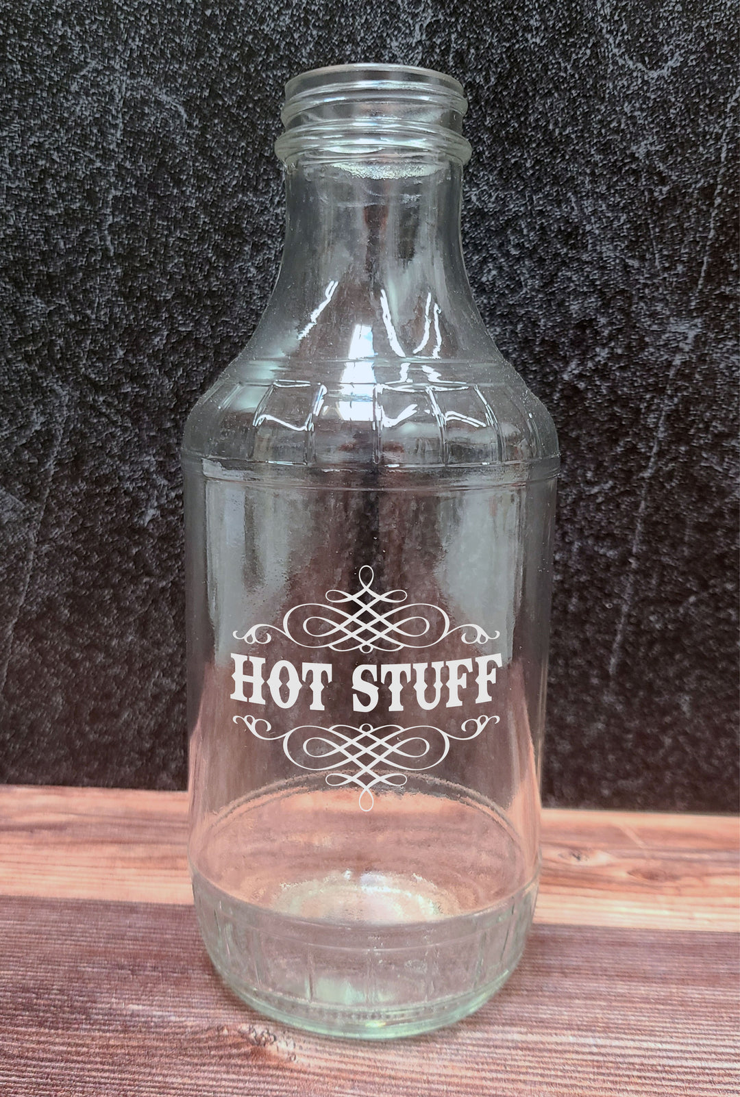 Syrup Bottle - Custom engraved 12oz glass bottle with cap. – GreatStuff4Me