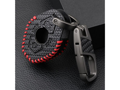 BMW Leather Key Protector Carbon Style