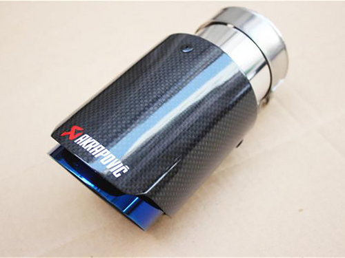 BMW Akrapović Exhaust Tip Gloss Carbon Fiber 76mm/89mm/101mm/114mm