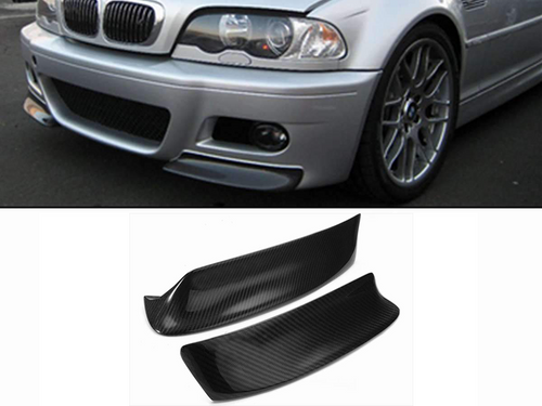 BMW E46 M3 Series Front Splitters Carbon Fiber