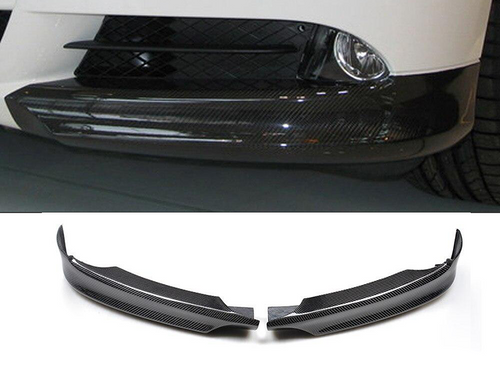 BMW E90 E91 5 Series Front Splitters Carbon Fiber for Standard Bumper