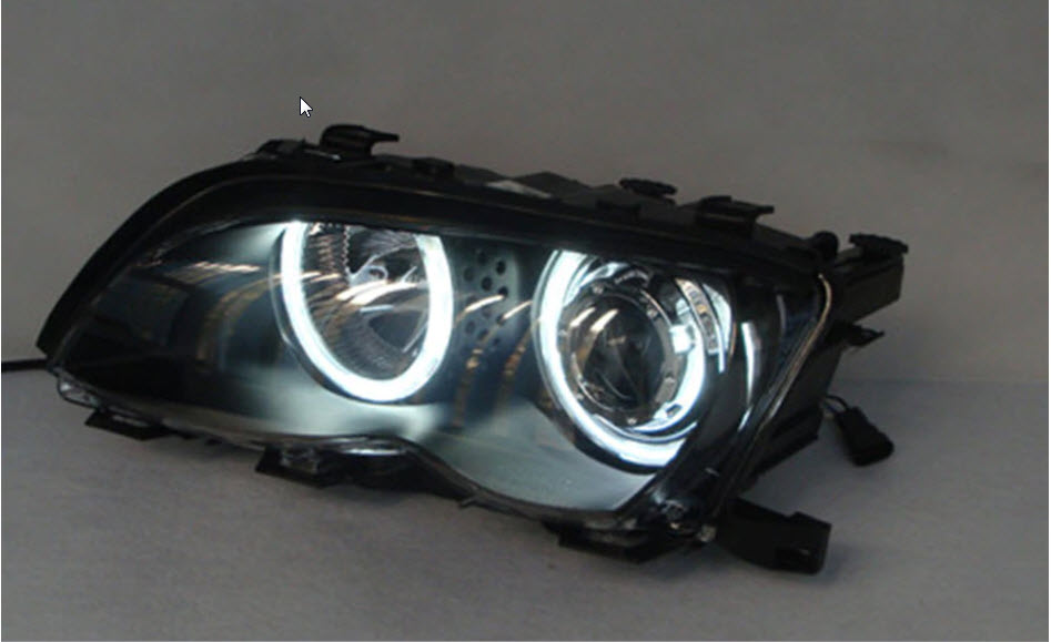 Angel Eyes Koplampen BMW E46 Sedan/Touring 5/98-8/01 - HL Automotive