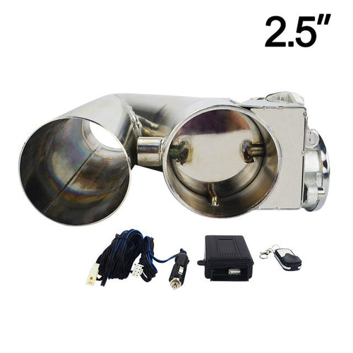 2.5" / 3" Exhaust Cutout with Remote Control Stainless Steel