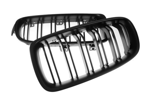 BMW F30 F31 F35 3 series Grill Dual Slats Matt Black