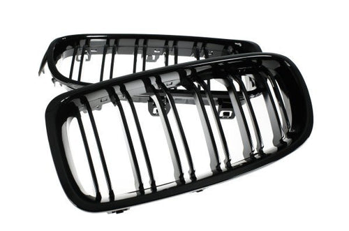 BMW F30 F31 3 series Grill Double Slats Gloss Black