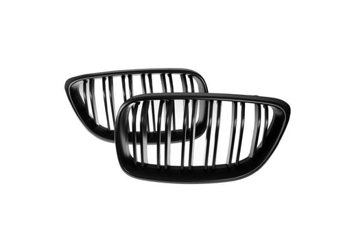 BMW F22 F23 2 series Front Grill Double Slats Matt Black