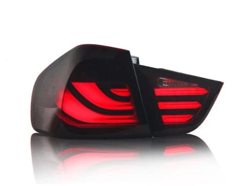 BMW E90 LCI 3 Series Custom Smoked LED Tail Lights