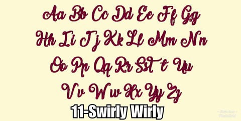 11 Swirly Wirly