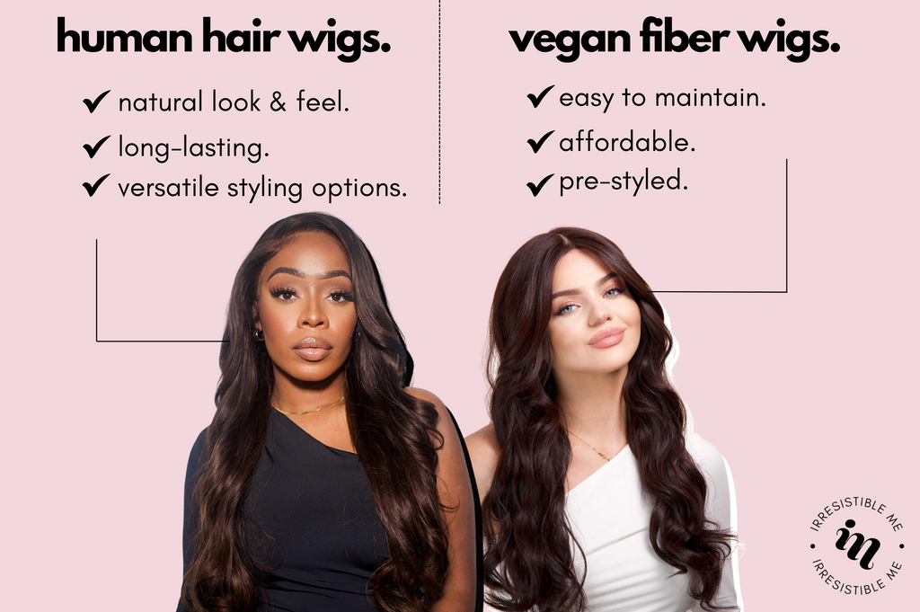 human hair wigs , vegan fiber wigs, synthetic wigs