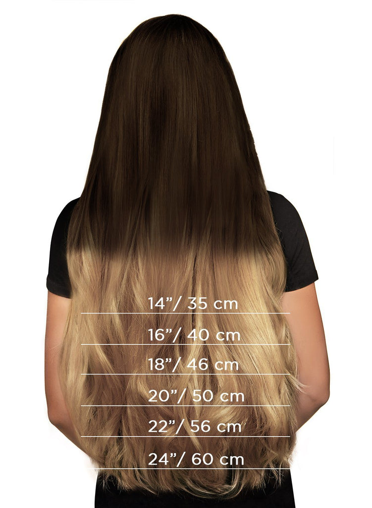 Invisible Ombre Medium Brown 4 Golden Blonde 14