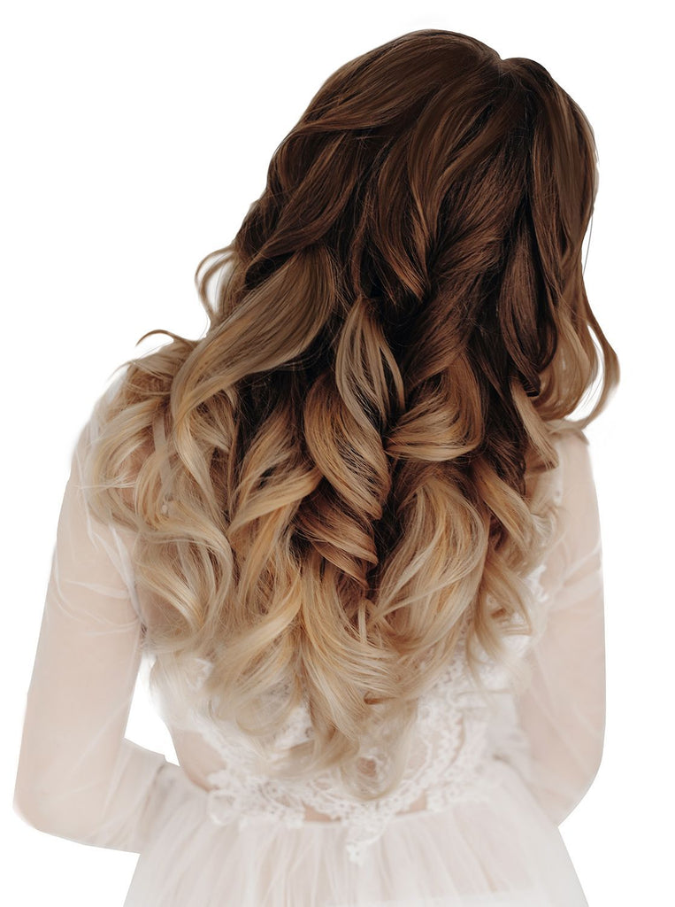 Invisible Ombre Medium Brown 4 Golden Blonde 14