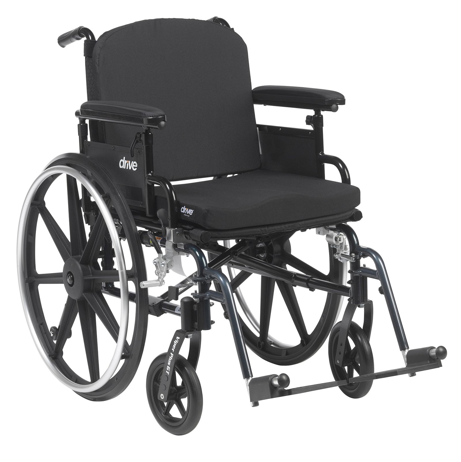 WHEELCHAIR,LUMBAR SUPPORT,BLACK,16X17IN, Mobility Aids