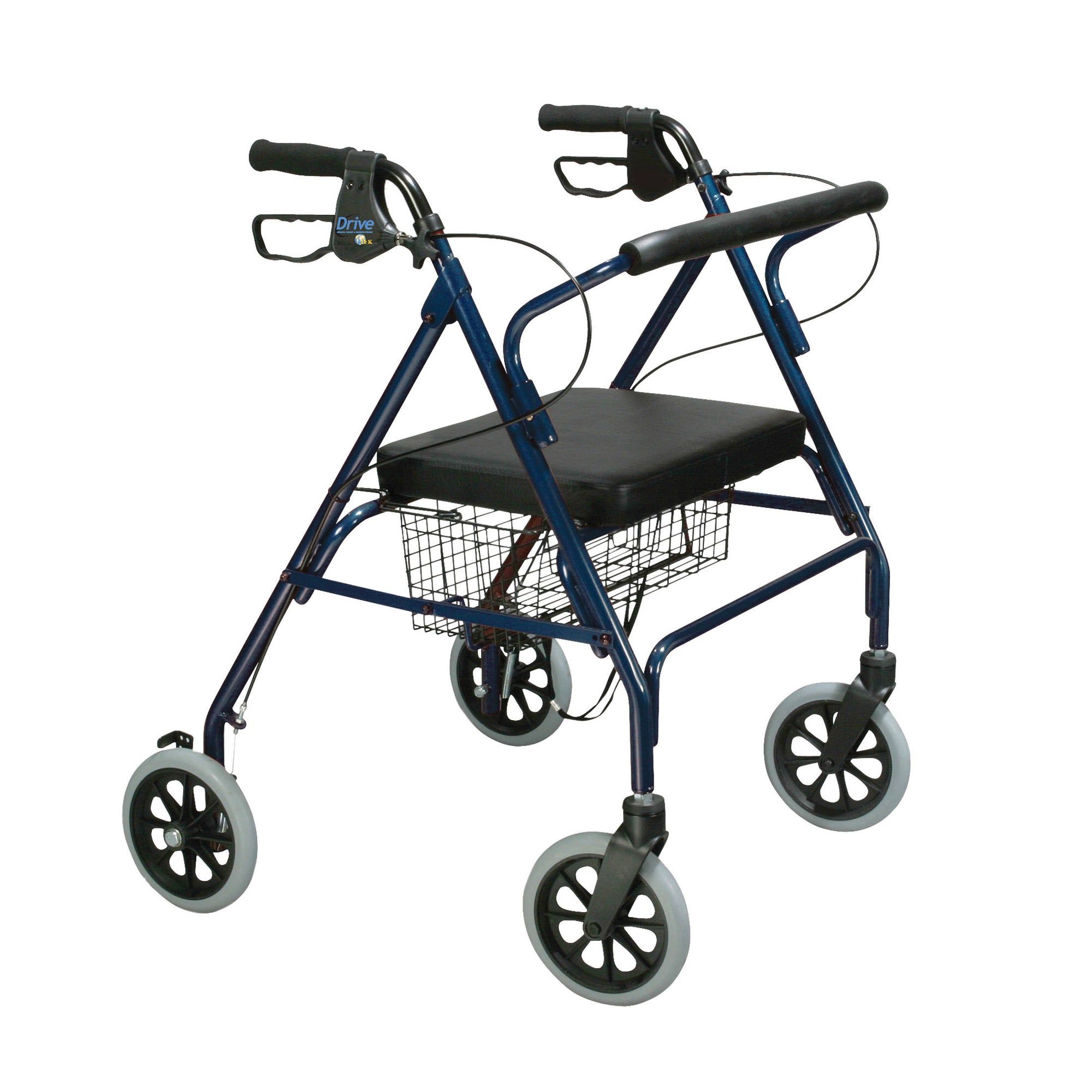 Medline Extra Wide Heavy Duty Bariatric Rollator, Folding Rolling Walker,  8