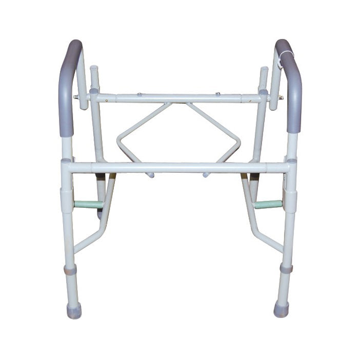 drive medical steel drop arm bedside commode