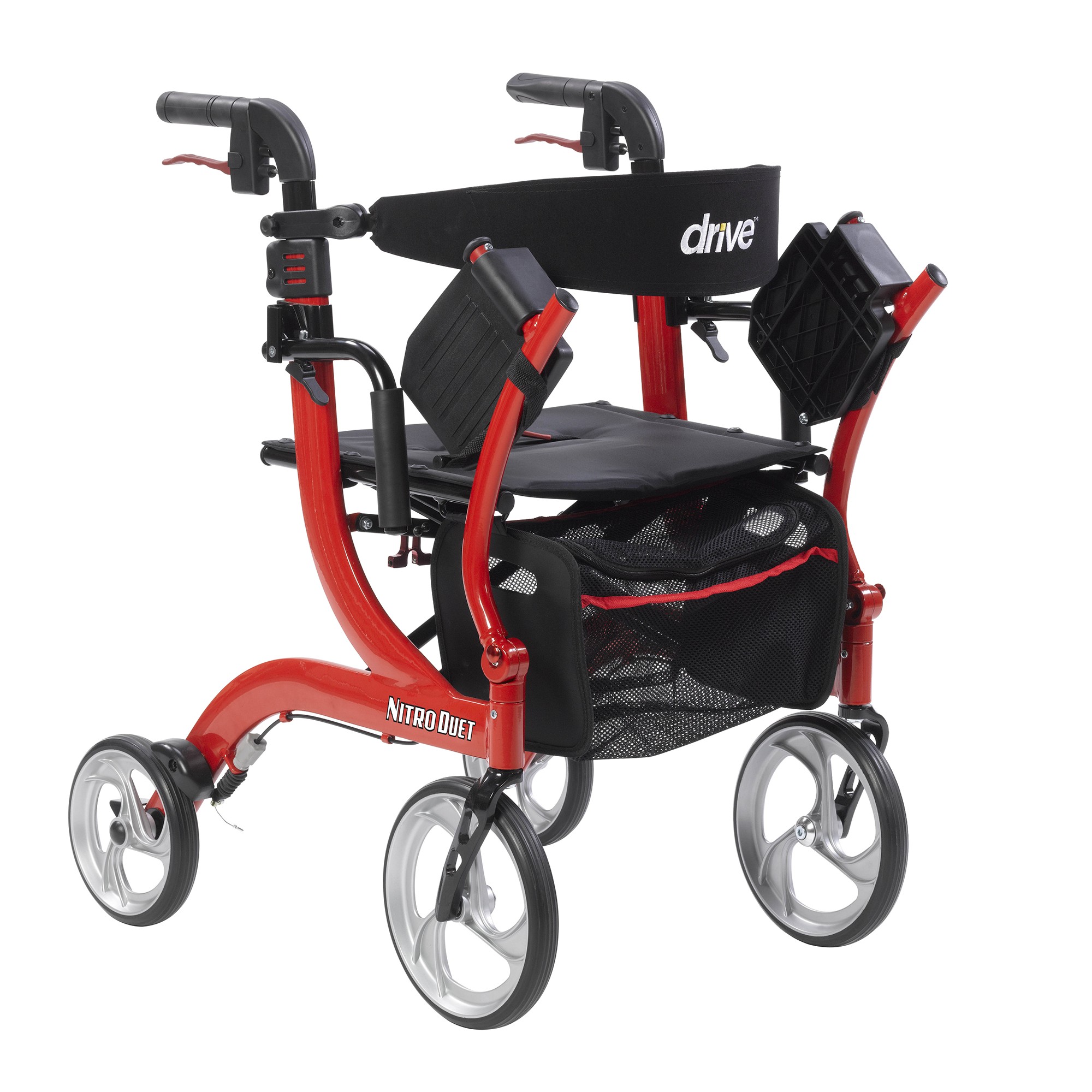 Nitro Duet Rollator And Transport Chair Just Walkers